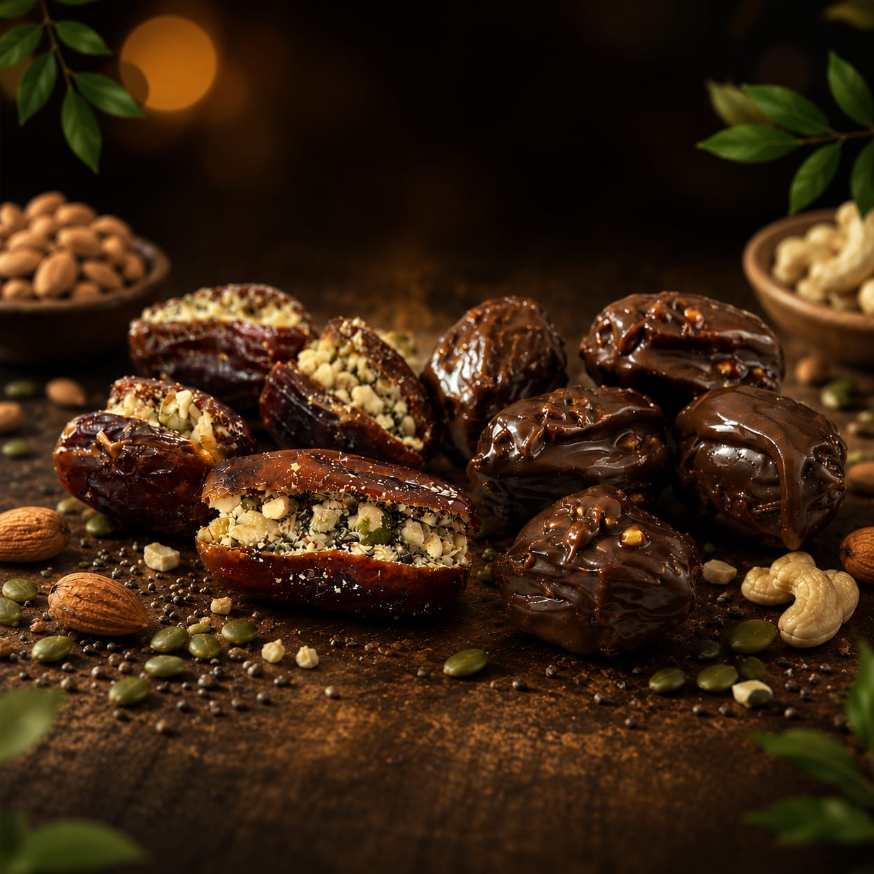 Healthy nutty khajoor