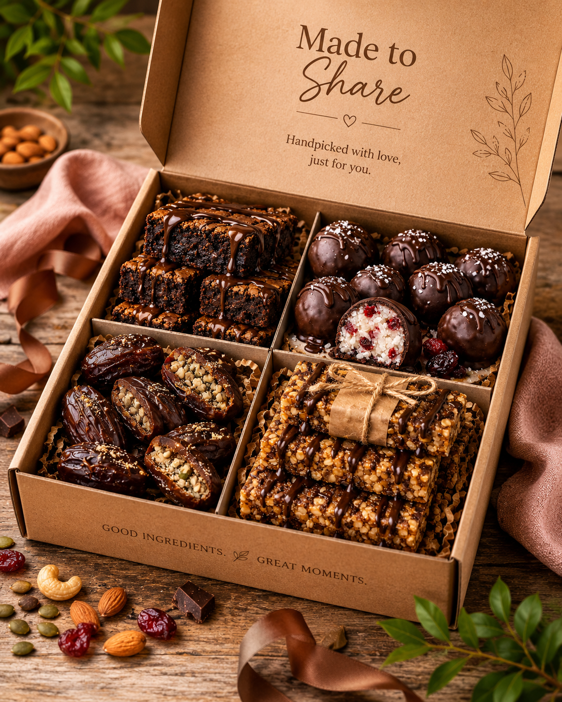 Make your own box of assorted treats
